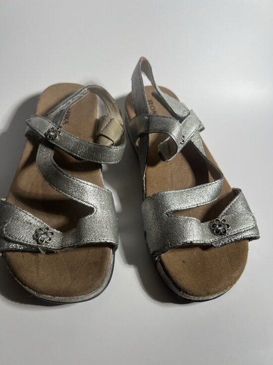 Romika Shoes - Romika Metallic Leather Comfort Sandals Women’s EU 38 US 7.5
